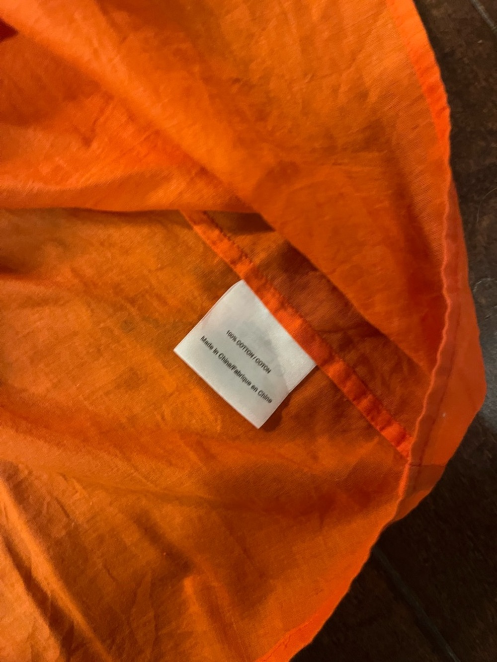 Tory Burch Orange Dress with White Embroidery - Picture 2 of 2